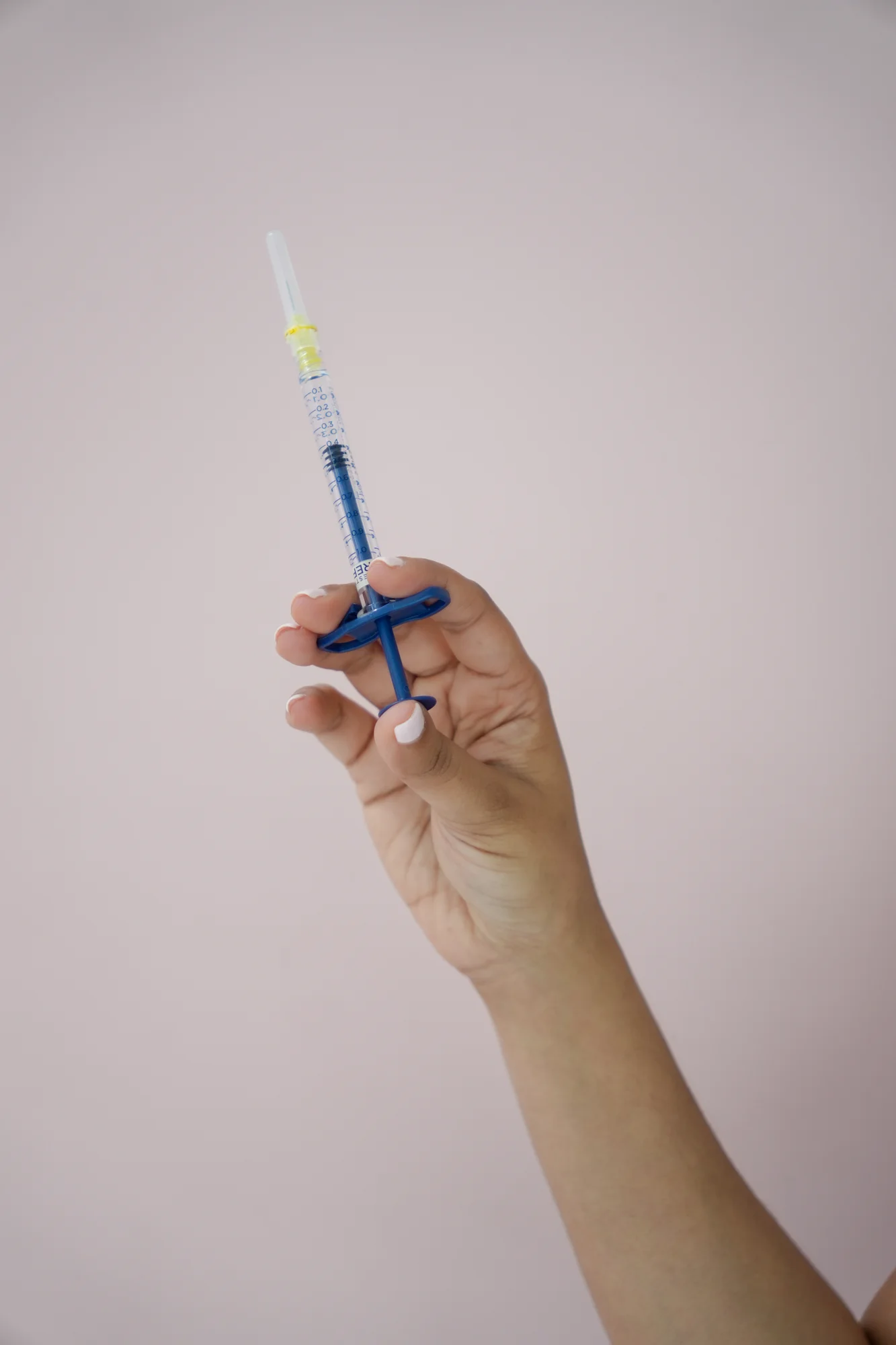 Dermal filler syringe prepared in the studio